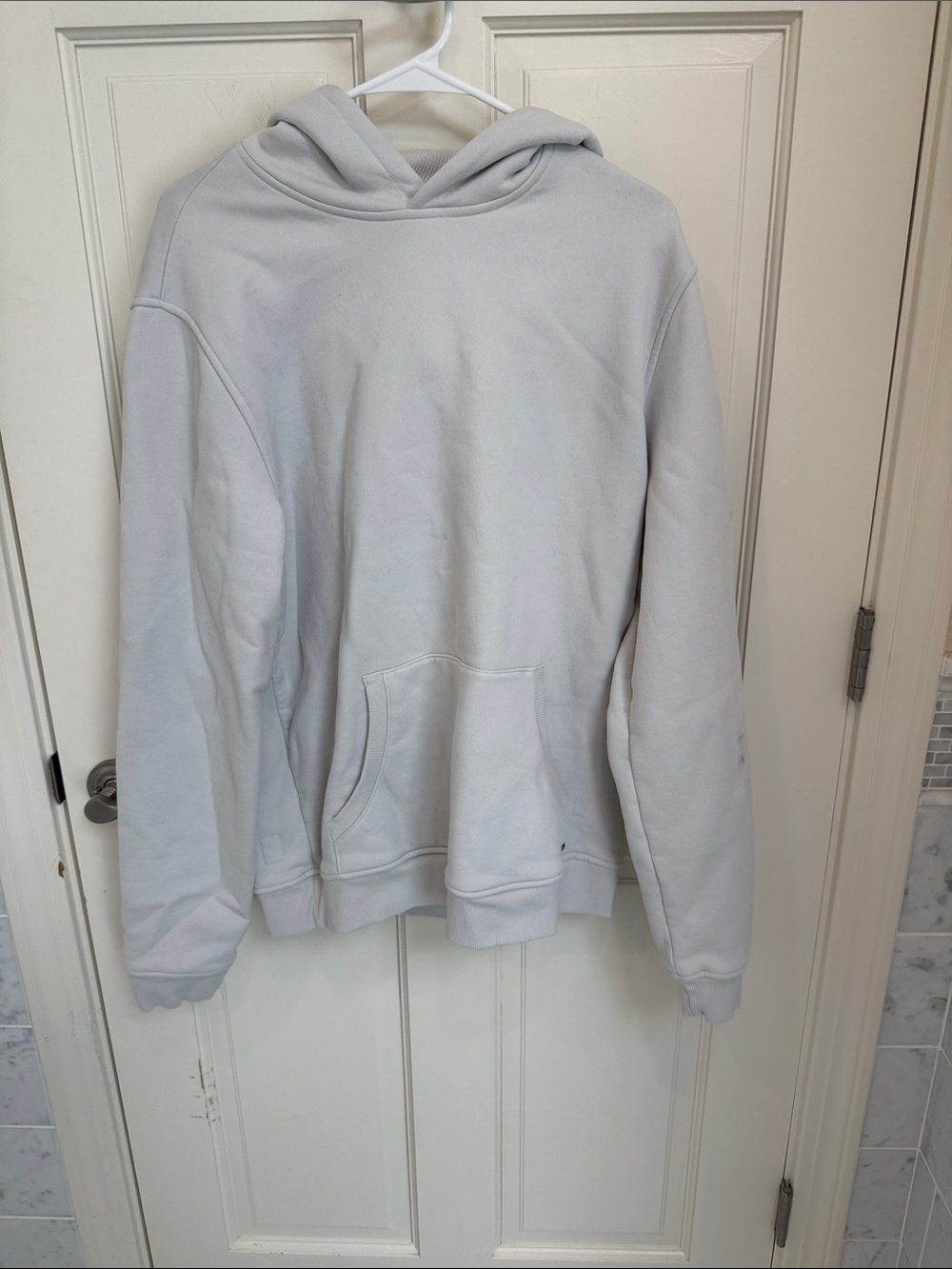 Women’s  Light Gray Pullover Hoodie Sweater